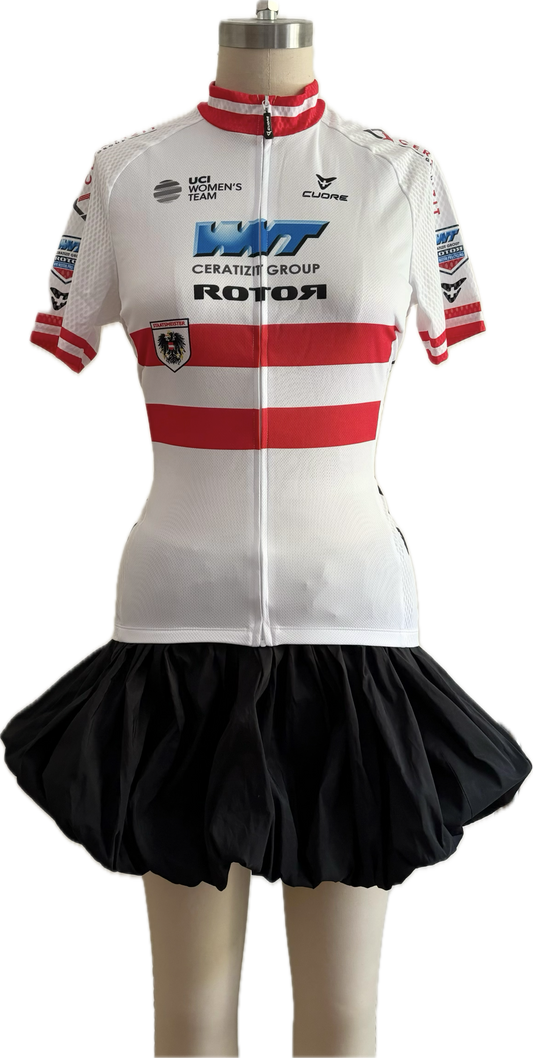 Red Stripe Jersey Dress